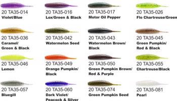 Dipované umělé nástrahy FishUP Tanta 3,5-9cm 5ks Variant: Barva: Lox / Green & Black