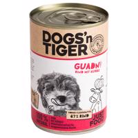 Dogs'n Tiger Adult 12 × 400 g - výhodné balení - hovězí a dýně