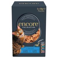 Encore Cat Gravy Pouch Mix 20 × 50 g - výhodné balení  - Fisch-Auswahl (3 Sorten)
