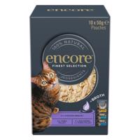 Encore Cat Pouch ve vývaru 20 x 50 g Výhodné balení  - Finest Selection (3 druhy)