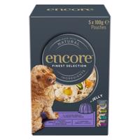 Encore Jelly Pouch Mix 5 × 100 g - Finest Collection - 3 druhy