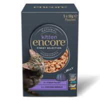 Encore Kitten Jelly Pouch 10 x 50 g - výhodné balení - nejlepší výběr (2 druhy)