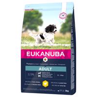 Eukanuba Adult Small / Medium Breed, 3 kg - 10 % sleva - Adult Medium Breed kuřecí