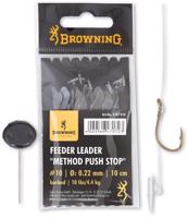 Feeder Leader Method Push Stop bronze 10cm 6ks Variant: 44 4707010 - Feeder Leader Method Push Stop bronze 10cm 6ks