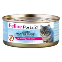 Feline Porta 21 krmivo pro kočky 6 x 156 g - Tuňák se šprotem