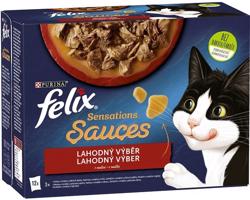 Felix sensations sauces hovězí, jehně, krůta, kachna 12x85g