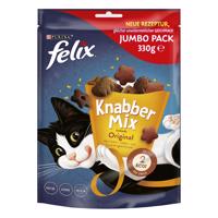 Felix snacky, 3 balení, 2 + 1 zdarma! - Knabber Mix:Original (3 x 330 g)