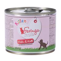 Feringa Kitten 6 x 200 g - Míchané balení I (kuřecí a telecí & krůtí & králík)