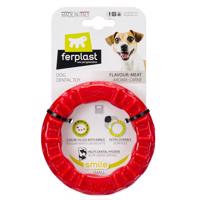 Ferplast pes Smile kruh červený - vel. S: Ø 12 x V 2,4 cm