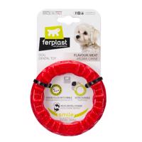 Ferplast pes Smile kruh červený - vel. XS: Ø 8,5 x V 1,7 cm