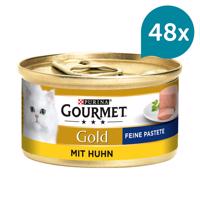 Gourmet Gold jemná kuřecí paštika 48 × 85 g