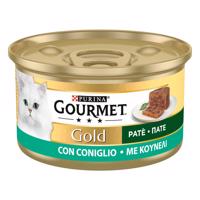 Gourmet Gold Mousse 24 x 85 g mokré krmivo pro kočky - Králík