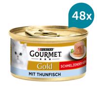 Gourmet Gold Schmelzender Kern s tuňákem 48 × 85 g