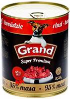 GRAND konz.  Superpremium pes hovězí 850g + Množstevní sleva Sleva 15%