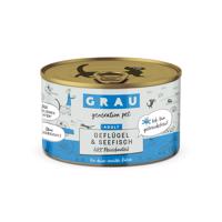 Grau krmivo pro kočky, drůbeží maso a mořské ryby 6× 200 g