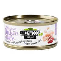 Greenwoods Delight kuřecí řízek s kachnou 24 x 70 g