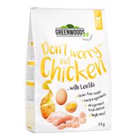 Greenwoods kuře s čočkou, bramborami a vejcem 3 x 3 kg