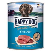 Happy Dog Sensible Pure 24 × 800 g výhodné balení - Sweden (zvěřina)