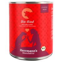 Herrmann's Bio-Menu Classic 24 x 800 g - výhodné balení - bio hovězí s bio batáty