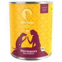 Herrmann's Bio-Menu Classic 24 x 800 g - výhodné balení - bio kuřecí s bio rýží