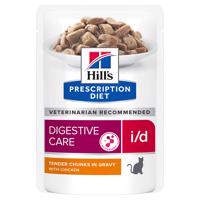 Hill's Prescription Diet. 12 x 85 g - 10 + 2  zdarma - i/d Digestive Care kuřecí 12 x 85 g
