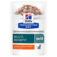 Hill's Prescription Diet. 12 x 85 g - 10 + 2  zdarma -  w/d Chicken 12 x 85 g