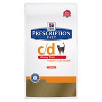 Hill's Prescription Diet c/d Urinary Stress Urinary Care s kuřecím - Výhodné balení: 2 x 8 kg