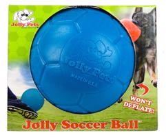 Jolly  fotbalový míč 20 cm - modrý