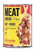 Josera Dog konz.Meat Lovers Menu Beef with Potato 400g + Množstevní sleva Sleva 15%