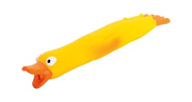 Kachna "kamikaze"s křupavým zvukem, 19 cm, žlutá, HipHop