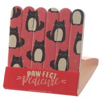 Kapesní pilníky na nehty kočka Číslo: červená