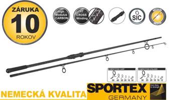 Kaprové pruty SPORTEX Competition Carp CS-4 2-díl Variant: 365cm / 2,75lbs