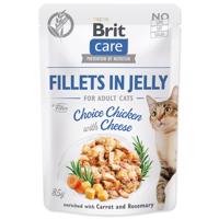 Kapsička BRIT Care Cat Pouch Choice Chicken with Cheese in Jelly 85g