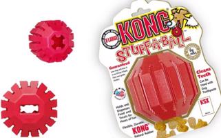 Kong Stuff a Ball L dentální hračka plnící 9cm