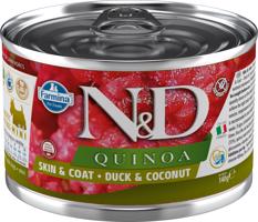 Konzerva N&D DOG QUINOA Adult Duck & Coconut Mini 140g