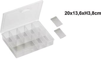 Krabička na nástrahy 20x13,6x3,8cm Variant: Rozmer 20x13,6x3,8cm