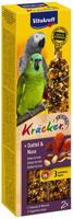 Kracker velký papoušek datle+ořechy 2ks