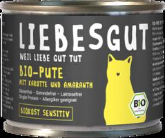 Liebesgut Bio Sensitiv krůta s mrkví a amarantem 12 × 200 g