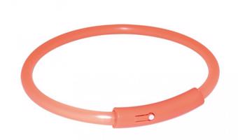 Light band oranžový blikací obojek 50cm (L)
