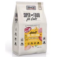 MAC's Superfood for Cats Adult - kachna, krůta & kuře - Výhodné balení 2 x 7 kg