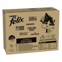 Megapack Felix ("So gut...") kapsičky 80 x 85 g - rybí mix 1 (tuňák, losos, treska obecná, treska tmavá)