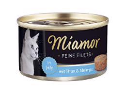 Miamor Cat Filet konzerva tuňák+krevety 100g + Množstevní sleva sleva 15%