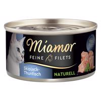 Miamor Feine Filets Naturelle konzerva 24 x 80 g - Skipjack- tuňák