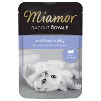 Miamor Ragout Royale Kitten kapsička 22 x 100 g - hovězí