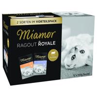 Míchané balení Miamor Ragout Royale Kitten v želé 12 x 100 g - Drůbeží a hovězí