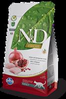 N&D PRIME CAT Adult Chicken & Pomegranate 300g sleva