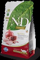 N&D PRIME CAT Neutered Chicken&Pomegranate 1,5kg sleva