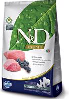N&D PRIME DOG Adult M/L Lamb & Blueberry 12kg sleva + konzerva ZDARMA