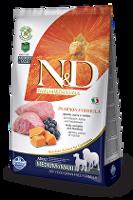 N&D Pumpkin DOG Adult M/L Lamb & Blueberry 12kg sleva + konzerva ZDARMA