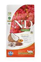 N&D Quinoa CAT Skin & Coat Herring & Coconut 1,5kg sleva